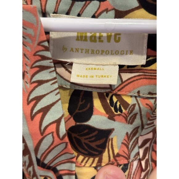 Anthropologie Maeve The Somerset Maxi Dress Sz XS EUC Floral Boho - Picture 8 of 10